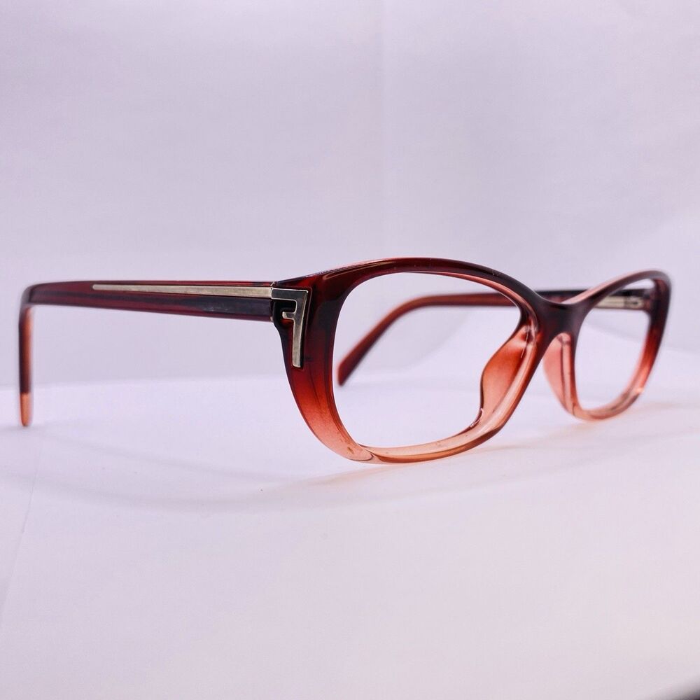 Fendi Eyeglasses Frames Authentic F977 608 54 [] 14 135 Ruby Red Authentic